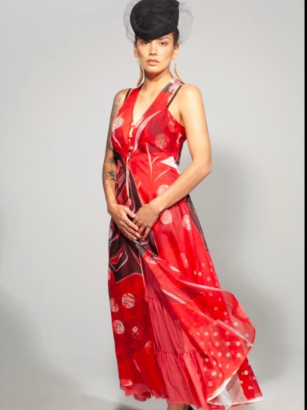 NEW WITH TAGS: Dahlia Drive Bustle Dress, Wearable Art, Size Small
